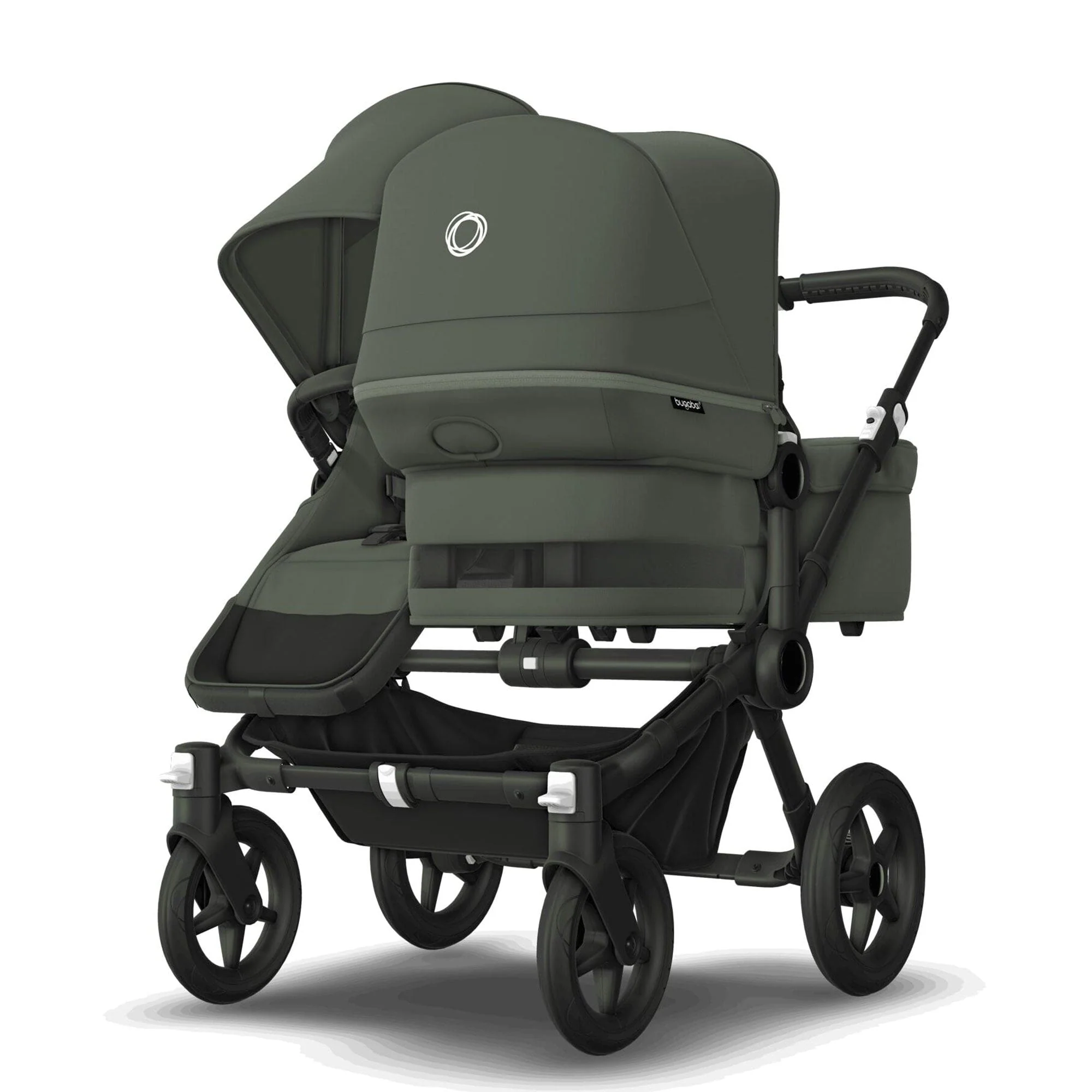 Bugaboo Donkey 5 Duo Ultimate Newborn Bundle - Forest Green - Image 3