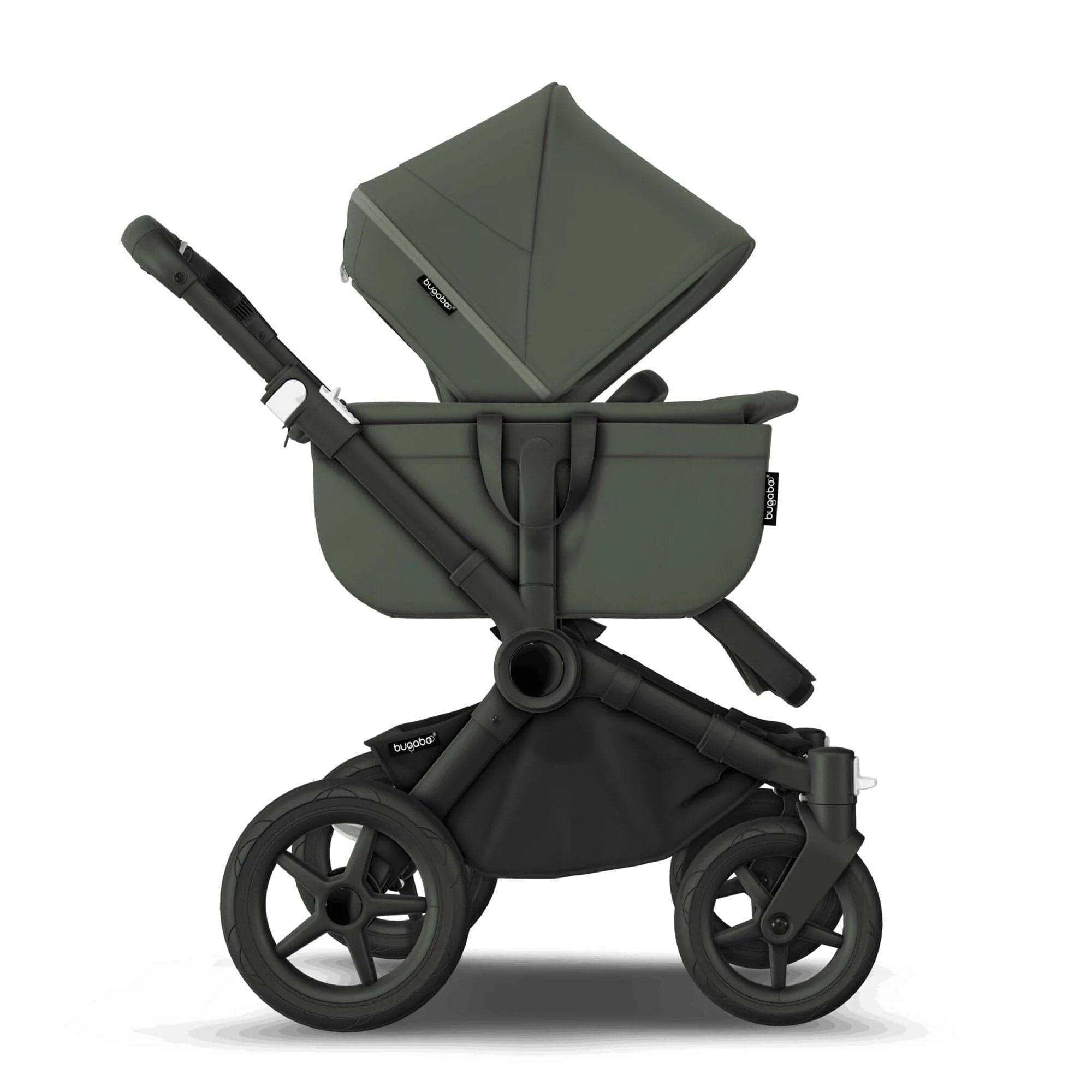 Bugaboo Donkey 5 Mono Cloud T Travel System - Forest Green - Image 7