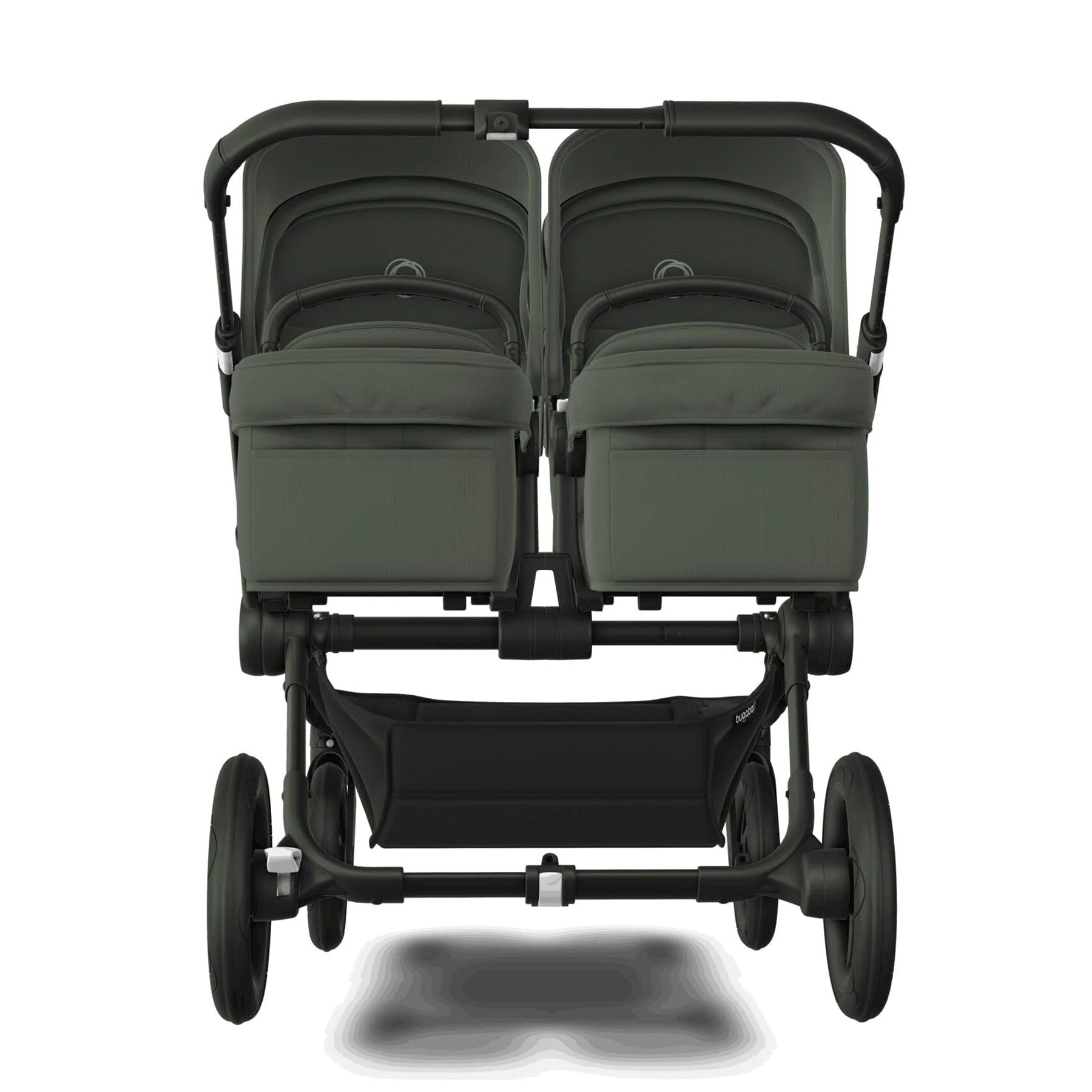 Bugaboo Donkey 5 Twin Complete Pushchair - Black/Forest Green - Image 9