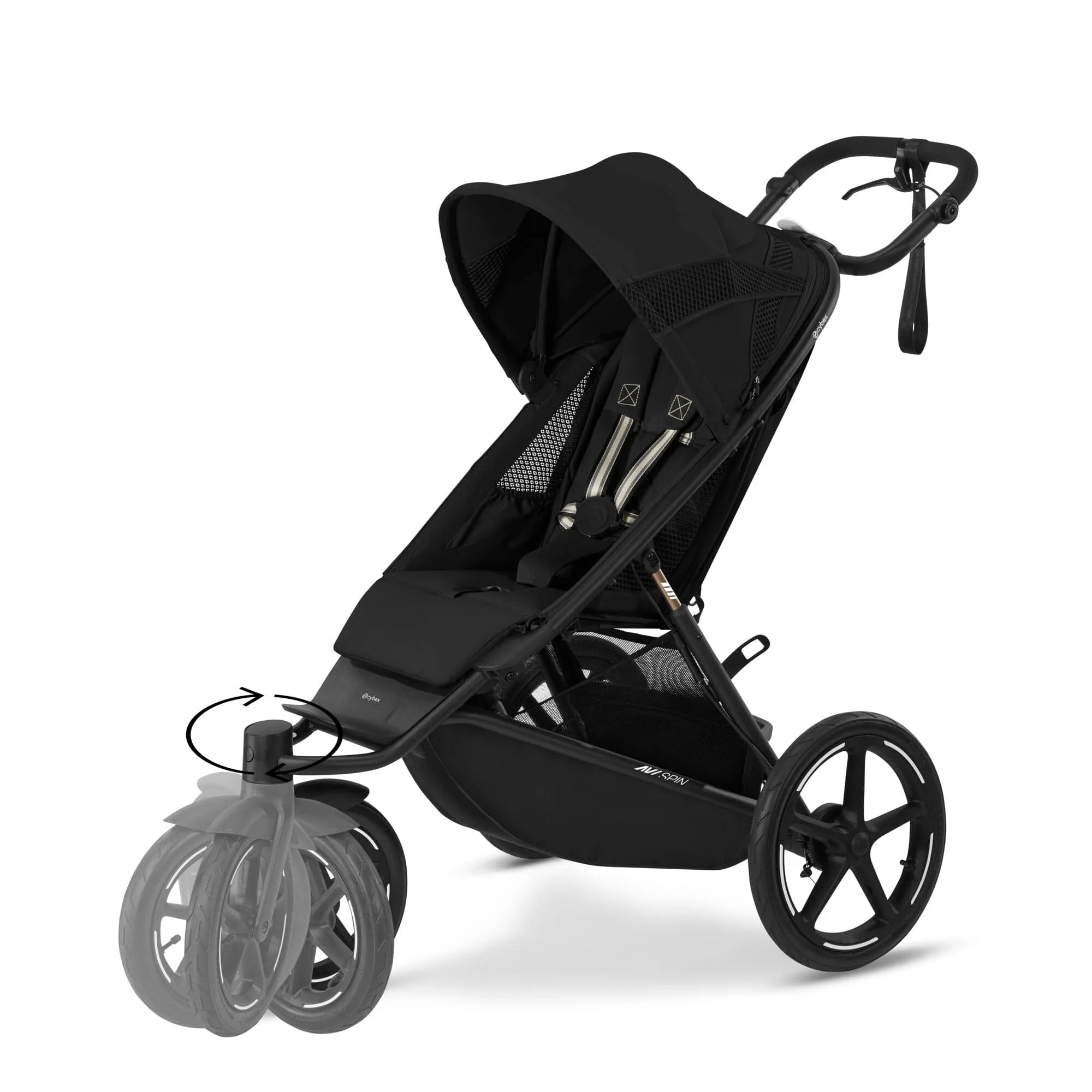 Cybex Avi Spin Essential Kit - Moon Black - Image 8