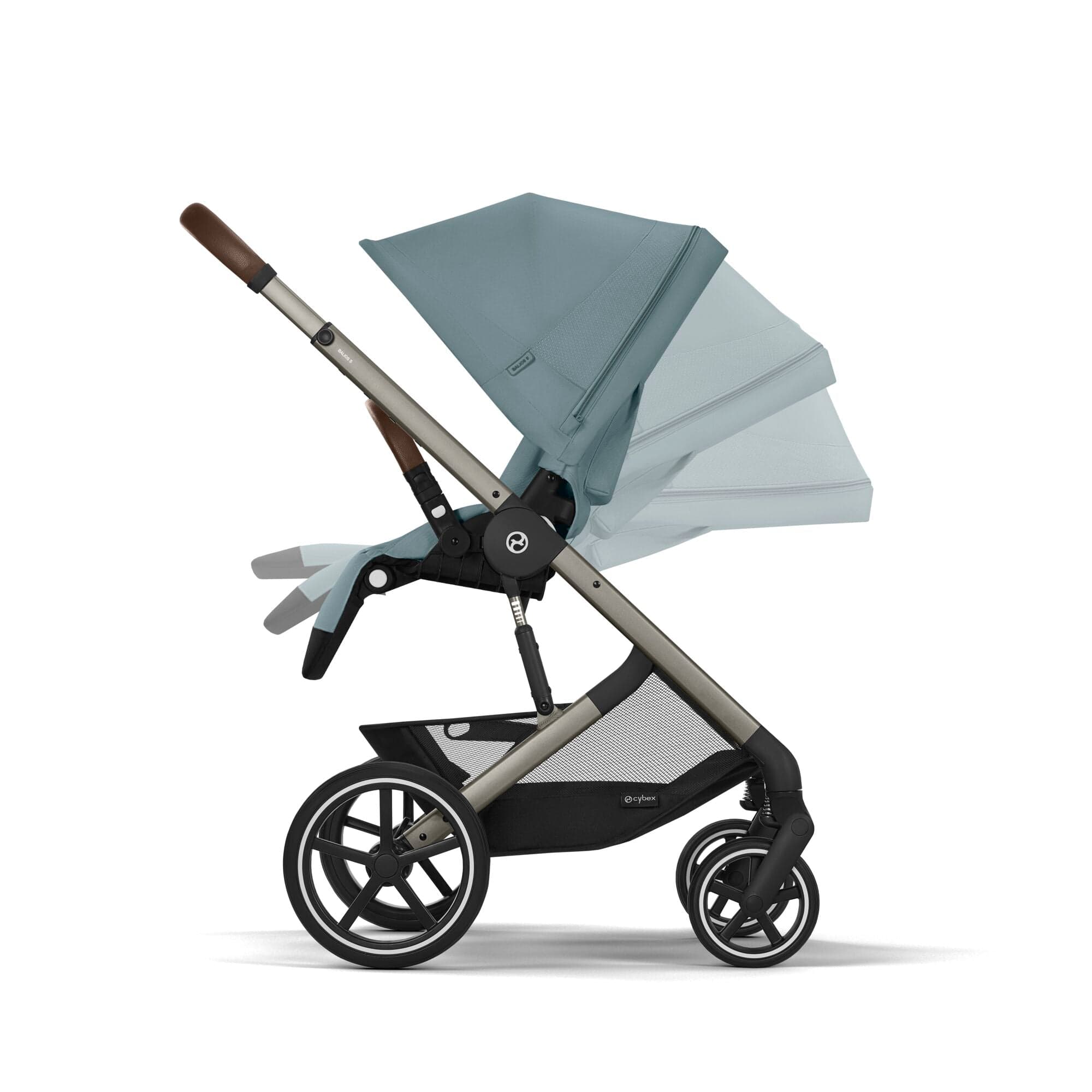 Cybex Balios S Lux Luxury Bundle - Taupe/Stormy Blue - Image 3