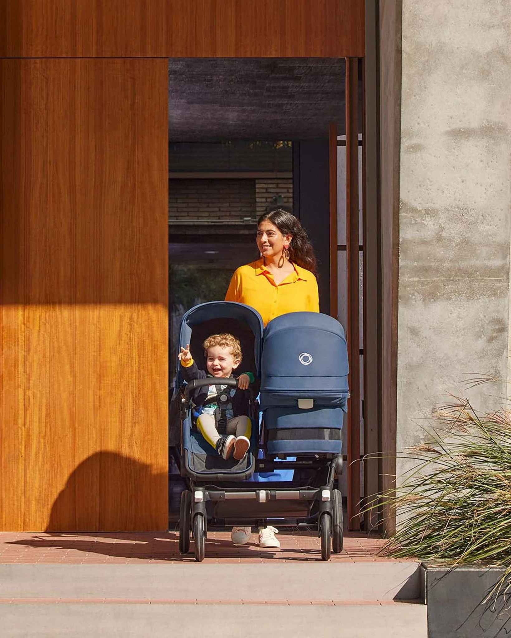 Bugaboo Donkey 5 Duo Extension Complete in Forest Green - Image 3