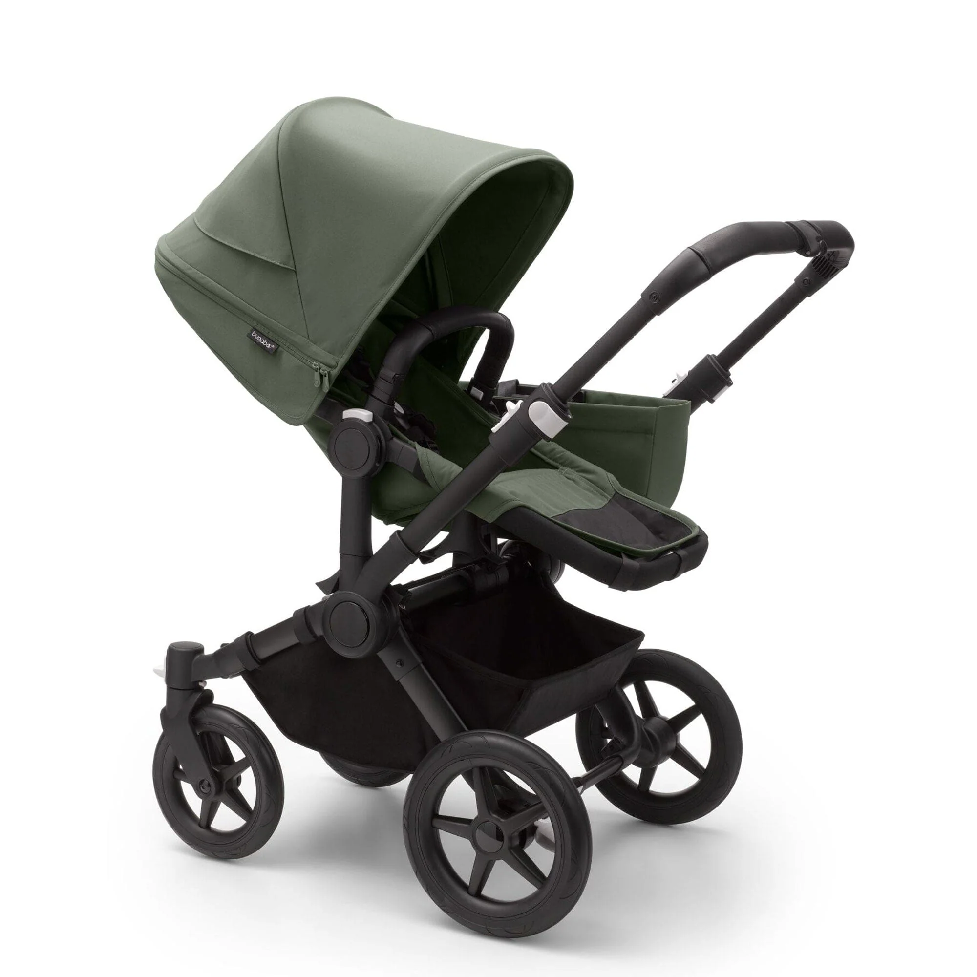 Bugaboo Donkey 5 Mono Complete Pushchair - Black/Forest Green - Image 7