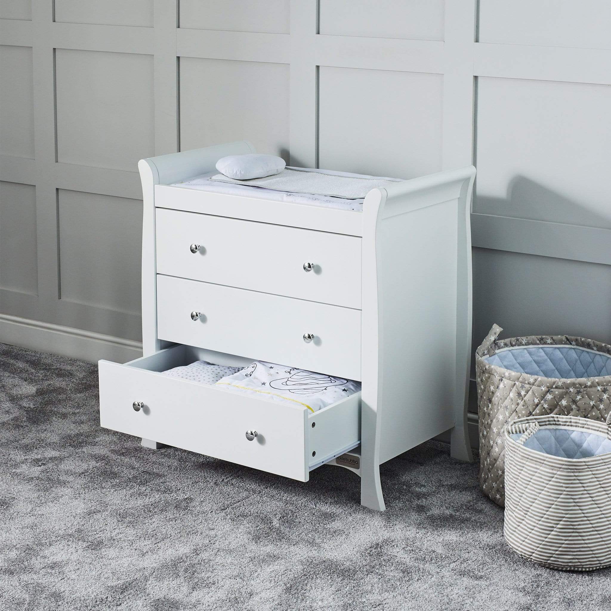 Ickle Bubba Snowdon 4 in 1 Mini 2 Piece Furniture Set - White - Image 7