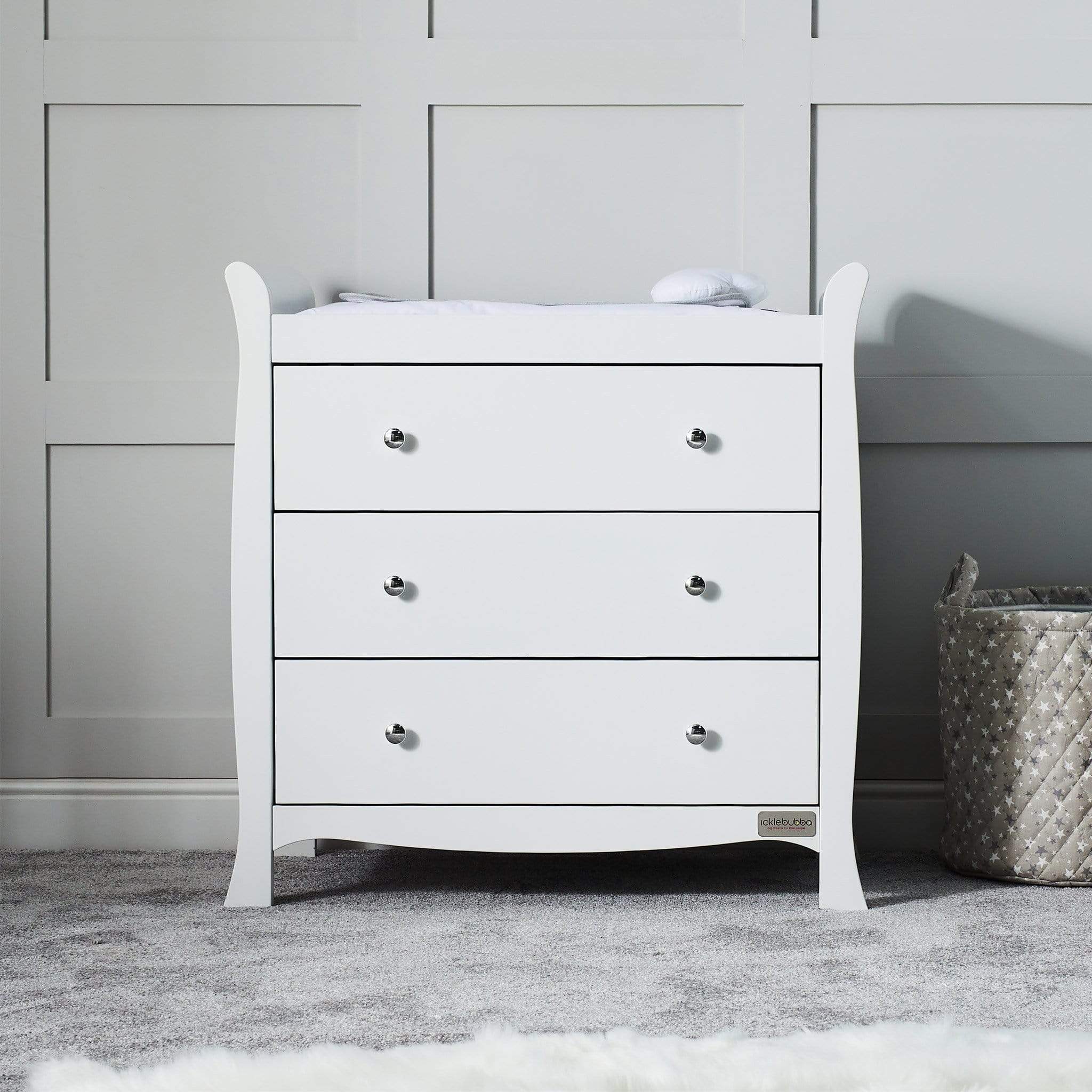Ickle Bubba Snowdon 4 in 1 Mini 2 Piece Furniture Set - White - Image 8