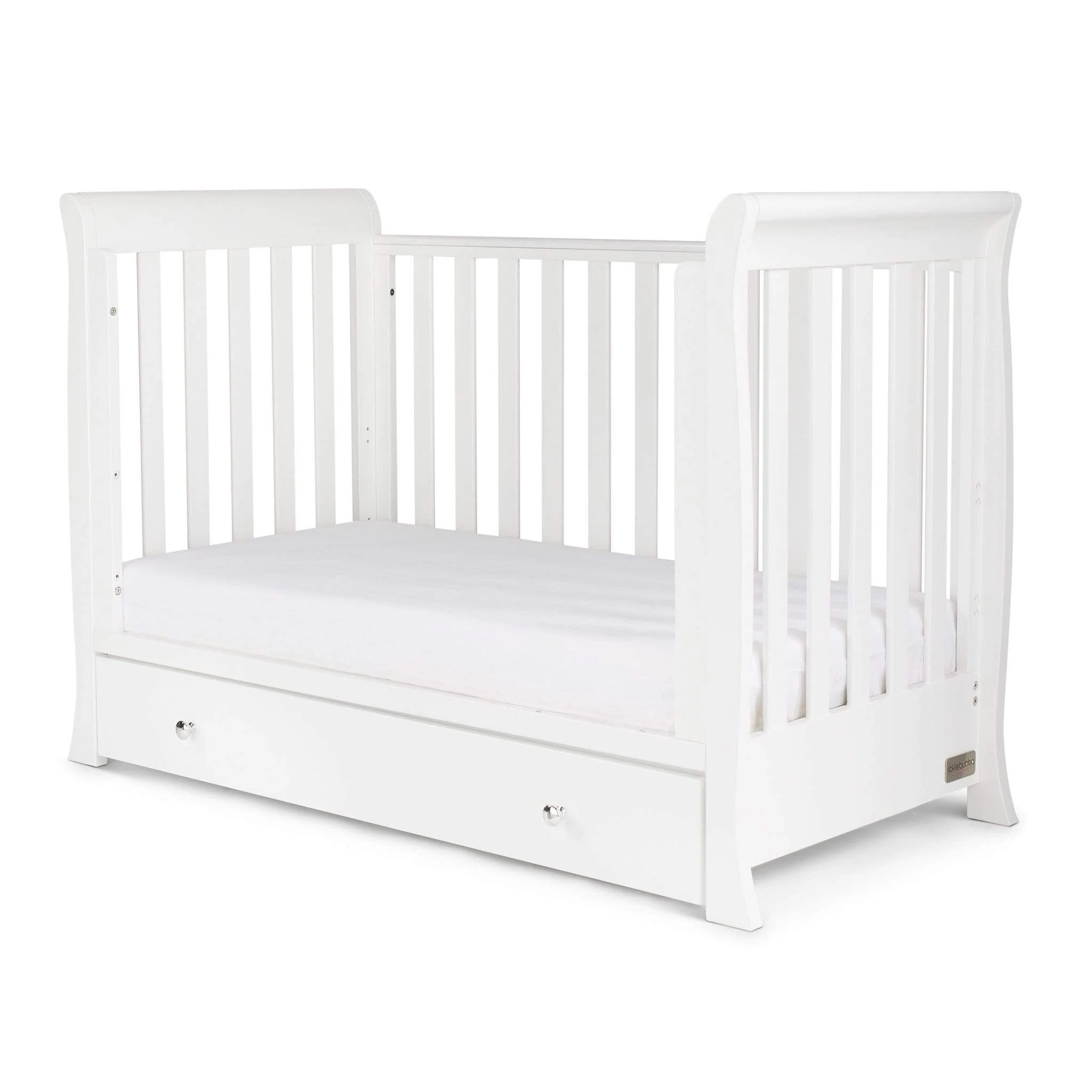 Ickle Bubba Snowdon 4 in 1 Mini Cot Bed - White - Image 10