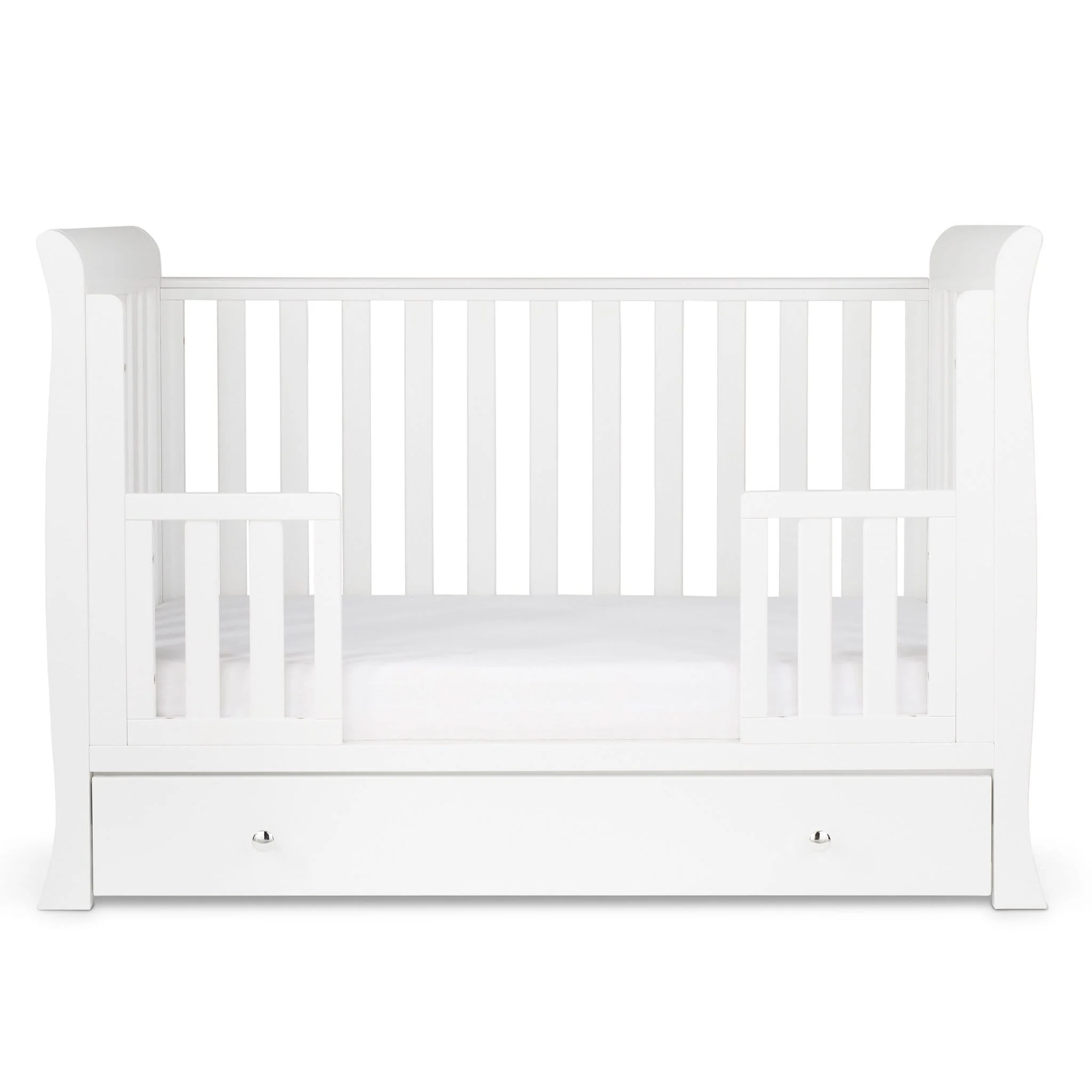 Ickle Bubba Snowdon 4 in 1 Mini Cot Bed - White - Image 16