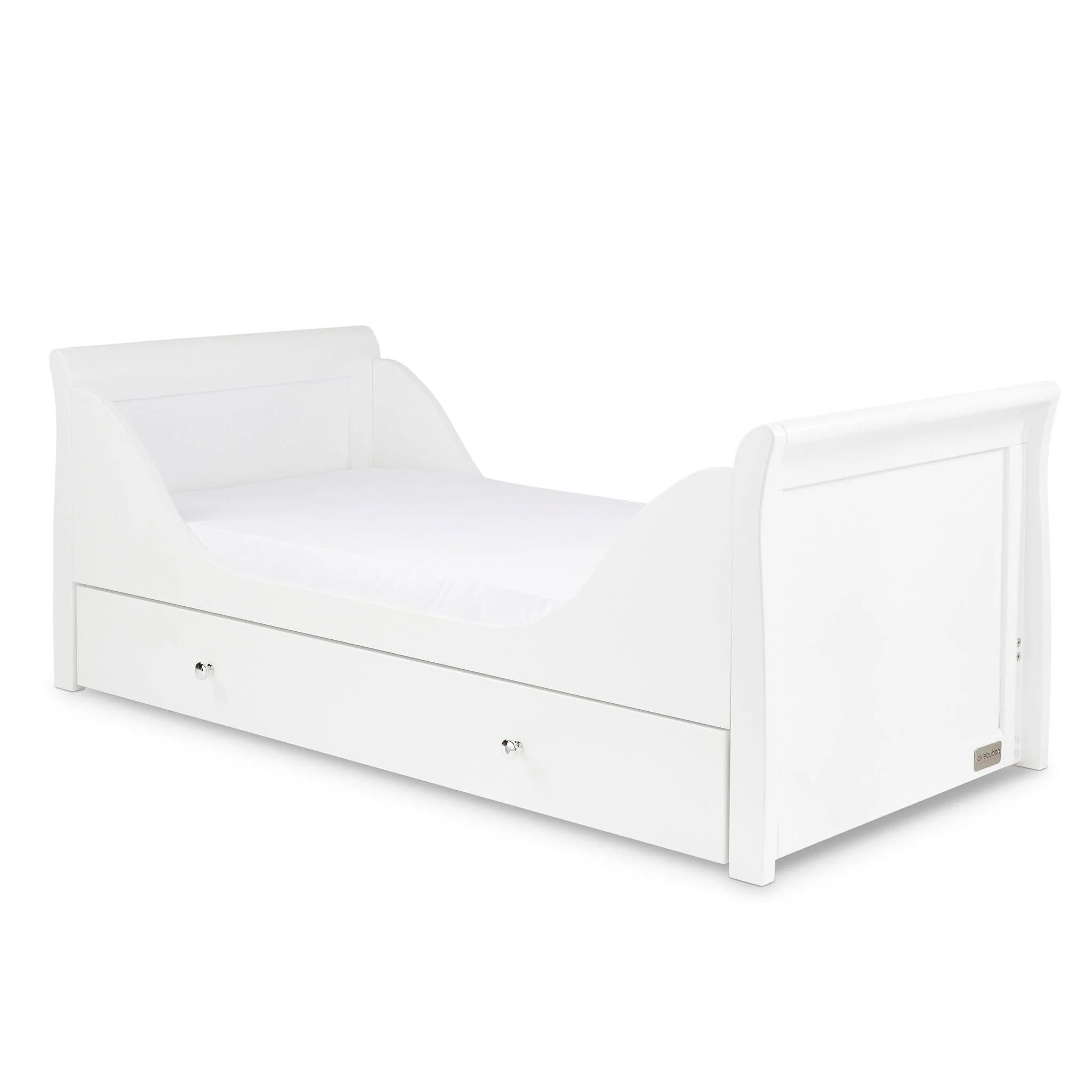 Ickle Bubba Snowdon Classic Cot Bed - White - Image 12