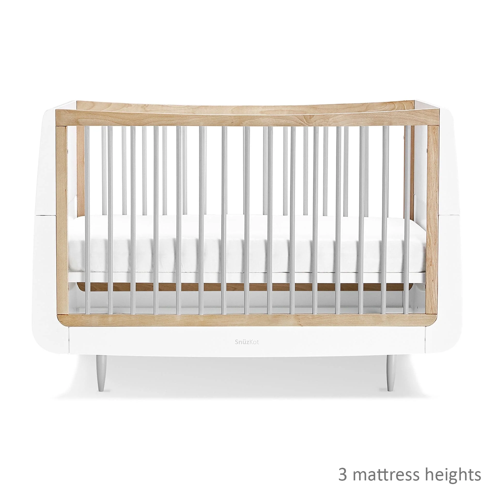 SnüzKot Skandi 3 Piece Nursery Furniture Set - Grey - Image 5