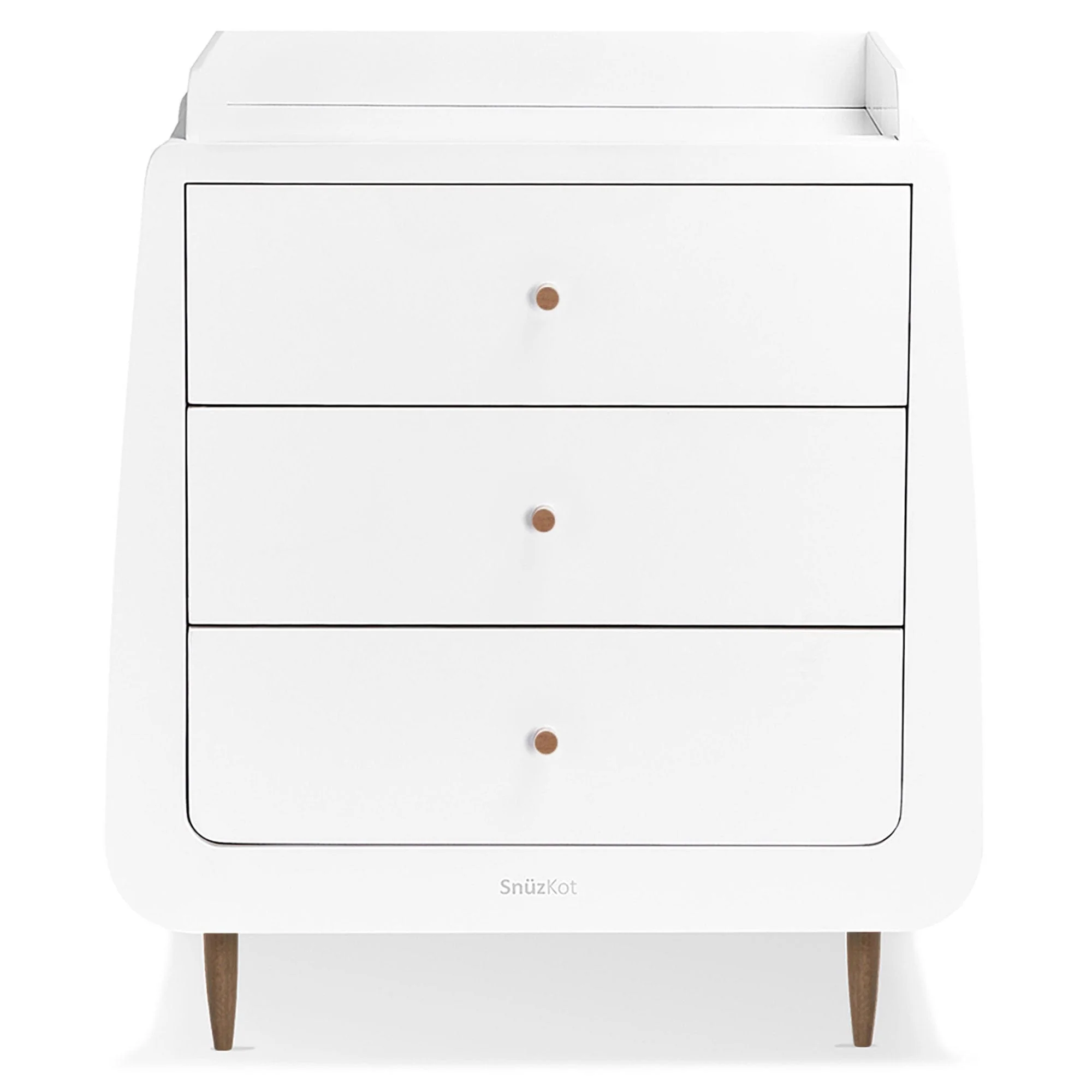 SnüzKot Skandi 3 Piece Nursery Furniture Set - Walnut - Image 6