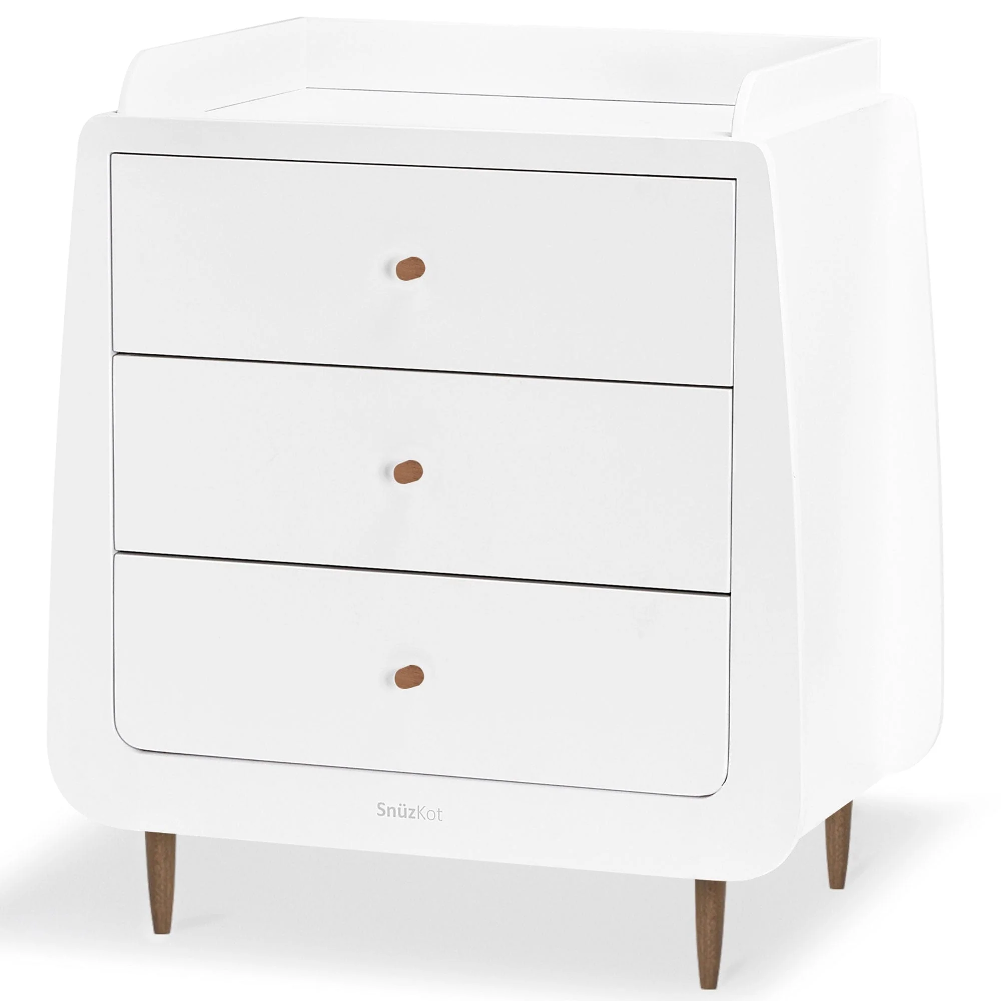 SnüzKot Skandi 3 Piece Nursery Furniture Set - Walnut - Image 8