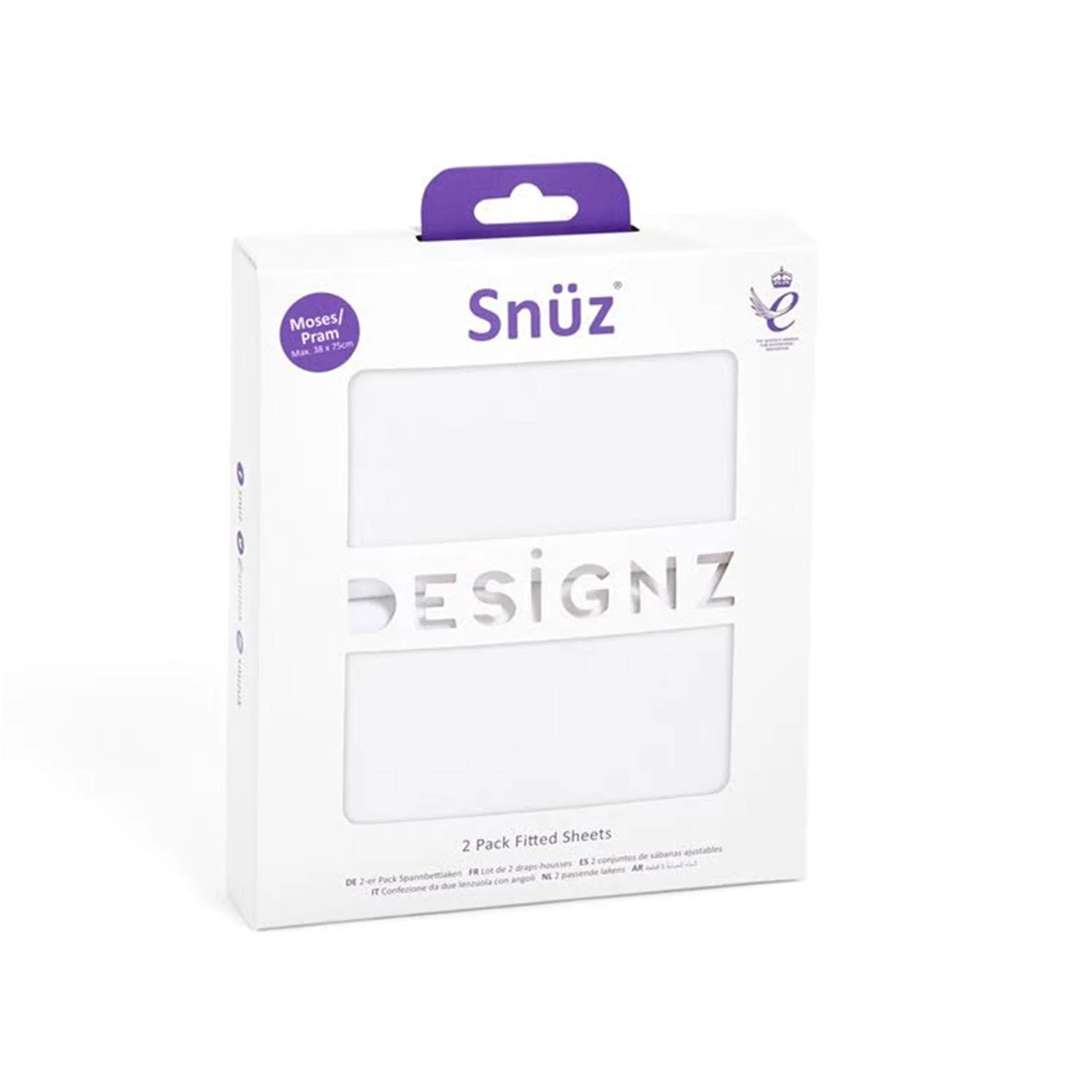 SnuzPod Moses Baskit Sheets - White - Image 3