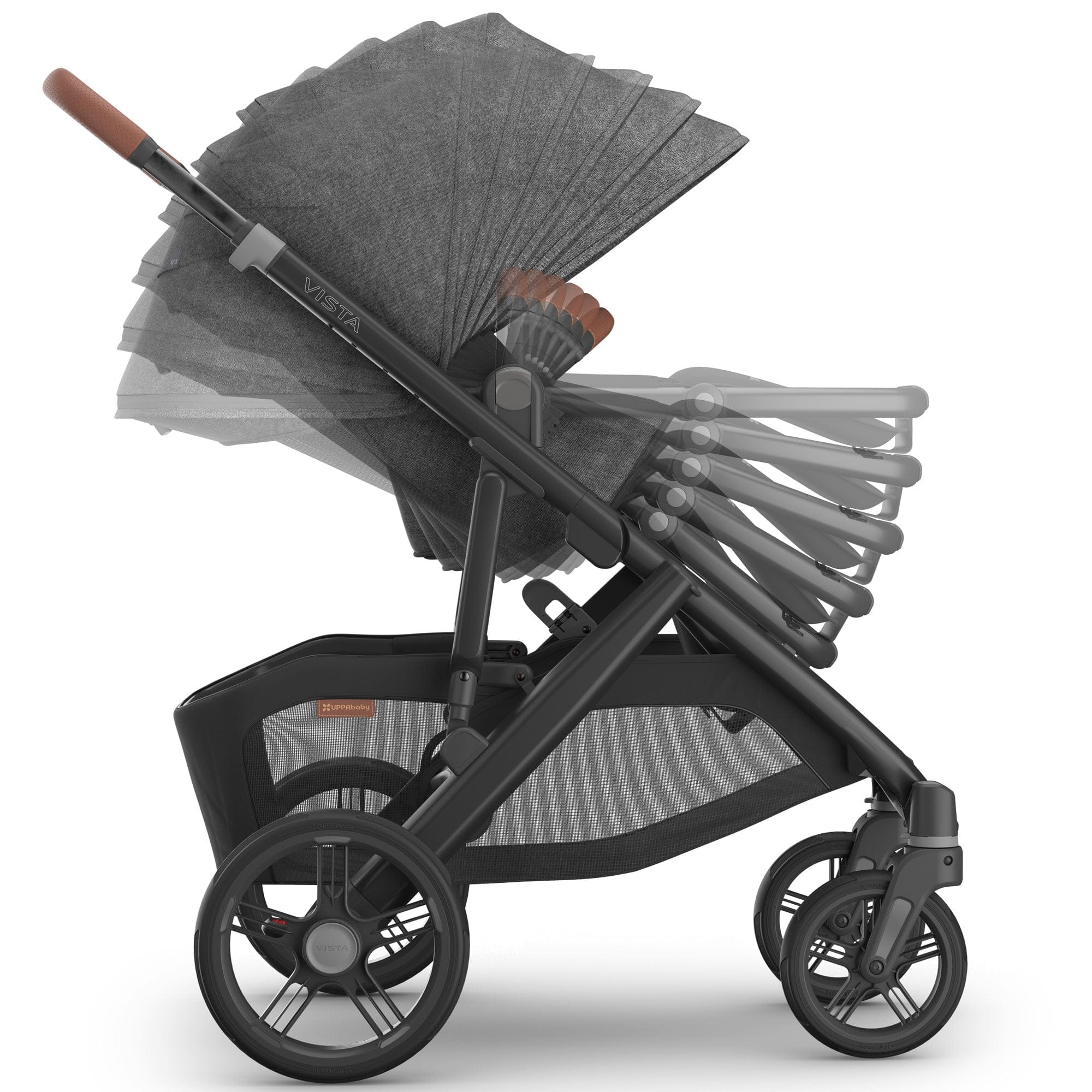 Uppababy Vista V3 Twin Complete Bundle - Greyson - Image 9