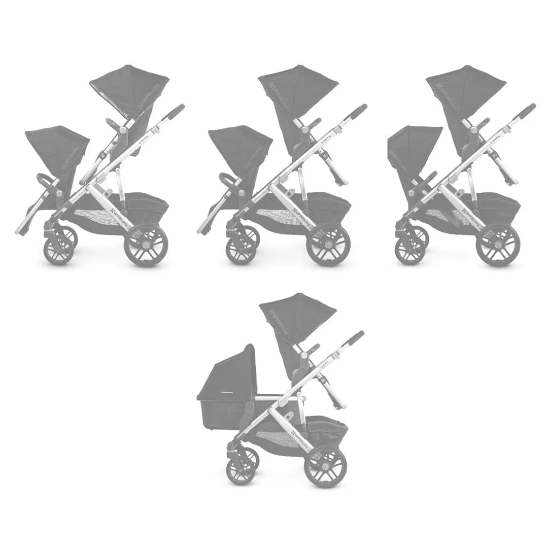 Uppababy Vista V3 Duo Pram - Greyson - Image 11